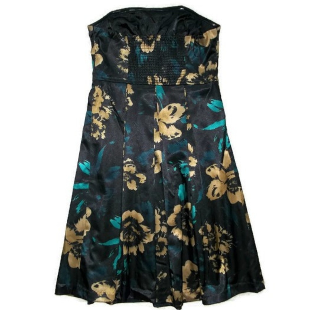 GUESS Black/Real/Gold Dress-Sz 1 - Picture 3 of 3